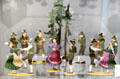Tin folk dancing figures at National Tin Figure Museum. Ommen, Netherlands.
