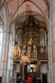 Interior of St. Michael's Church now called Academie huis Grote Kirk Zwolle & serving as a cultural center. Zwolle, Netherlands.