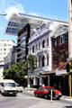 Preston building facade in Majestic Centre at 92 to 96 Willis. Wellington, New Zealand.