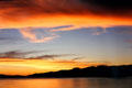 Radiant sunset in Kaikoura. New Zealand.