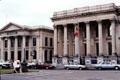 Neo-classical bank buildings in Oamaru. New Zealand.