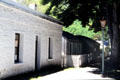 Small homes and businesses in historic town of Arrowtown. New Zealand.