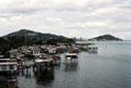 Houses on stilts at Port Moresby. Papua New Guinea.