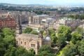 St Cuthbert's Church & St John's Church from Edinburgh Castle. Edinburgh, Scotland.