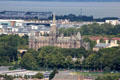 School building from Edinburgh Castle. Edinburgh, Scotland.