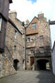 Rear facade of Museum of Edinburgh on Bakehouse Close. Edinburgh, Scotland.