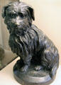 Greyfriars Bobby plaster model by William Brodie at Museum of Edinburgh. Edinburgh, Scotland.