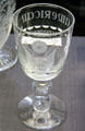 American Bicentennial Goblet by David Hammond for Edinburgh Crystal of Penicuik at Museum of Edinburgh. Edinburgh, Scotland.