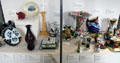 Collection of pottery from Kirkcaldy, Scotland at Museum of Edinburgh. Edinburgh, Scotland.