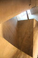 Interior postmodern walls at Scottish Parliament. Edinburgh, Scotland.