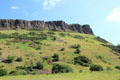 Salisbury Crags rock formation of Arthur's Seat extinct volcano. Edinburgh, Scotland