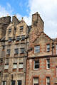 Heritage stone buildings on Royal Mile. Edinburgh, Scotland.