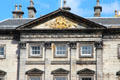 Pediment on Dundas House. Edinburgh, Scotland.