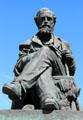 James Clerk Maxwell statue by Alexander Stoddart on George Street. Edinburgh, Scotland.