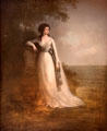 Portrait of Jane Cockburn-Ross by Alexander Nasmyth at Georgian House museum. Edinburgh, Scotland.