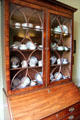 English china at Georgian House museum. Edinburgh, Scotland.