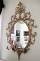 Adam-style mirror in drawing room at Georgian House museum. Edinburgh, Scotland.