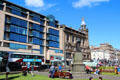 David Livingstone memorial by Amelia Robertson Paton before former Forsyth's department store on Princes St. Edinburgh, Scotland.