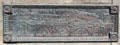 Plaque on North Bridge about Old North Bridge with image of old structure. Edinburgh, Scotland.