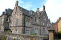 School building in Dean Village. Edinburgh, Scotland.