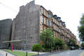 Heritage terrace homes adopted into University of Glasgow. Glasgow, Scotland.