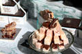 Fudge in shop window. Edinburgh, Scotland.