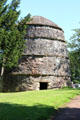 Doocot where 2000 pigeons were once raised for food at Dirleton Castle. Dirleton, Scotland.