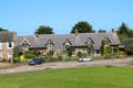Row of houses. Dirleton, Scotland.