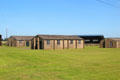 Heritage buildings of East Fortune bomber airfield now National Museum of Flight. East Fortune, Scotland.