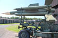 English Electric Thunderbird MK1 surface to air missile at National Museum of Flight. East Fortune, Scotland.