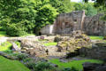 Remains of priests' domestic quarters at Seton Collegiate Church. Seton, Scotland.