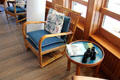 Sun lounge sitting area on Royal Yacht Britannia. Edinburgh, Scotland.