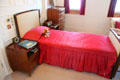Duke's bedroom on Royal Yacht Britannia. Edinburgh, Scotland.