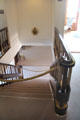 Stairway in royal area on Royal Yacht Britannia. Edinburgh, Scotland.
