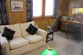 Royal sitting area & office on Royal Yacht Britannia. Edinburgh, Scotland.