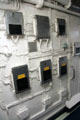 Electrical panels on Royal Yacht Britannia. Edinburgh, Scotland.