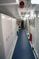 Gangway on Royal Yacht Britannia. Edinburgh, Scotland.