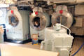 Laundry on Royal Yacht Britannia. Edinburgh, Scotland.