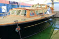 Royal Barge at Royal Yacht Britannia. Edinburgh, Scotland.