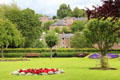 Gardens at Mary Queen of Scots House. Jedburgh, Scotland.