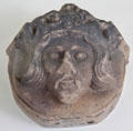 Vault rib key-stone or boss in museum at Melrose Abbey. Melrose, Scotland.