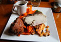 Pub meal. Melrose, Scotland.