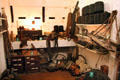 Ship's block & tackle locker aboard RRS Discovery. Dundee, Scotland.