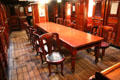 Officer's mess aboard RRS Discovery. Dundee, Scotland.
