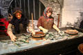 Fish processing of old at Scottish Fisheries Museum. Anstruther, Scotland.