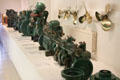 Collection of fishing boat internal combustion engines & propellers at Scottish Fisheries Museum. Anstruther, Scotland.