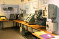 Shipboard electronics at Scottish Fisheries Museum. Anstruther, Scotland.
