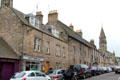 Heritage buildings along High Street. Falkland, Scotland.