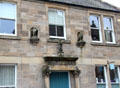 Tornaveen with carved lion & eagles. Falkland, Scotland.