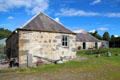 Farmstead & cottages at Highland Folk Museum. Newtonmore, Scotland.